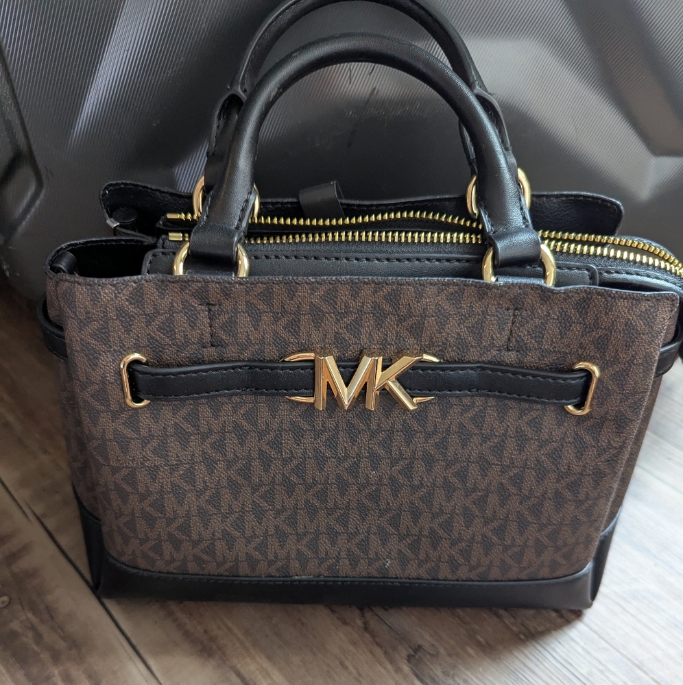 Michael Kors Black and Brown Women's Briefcase